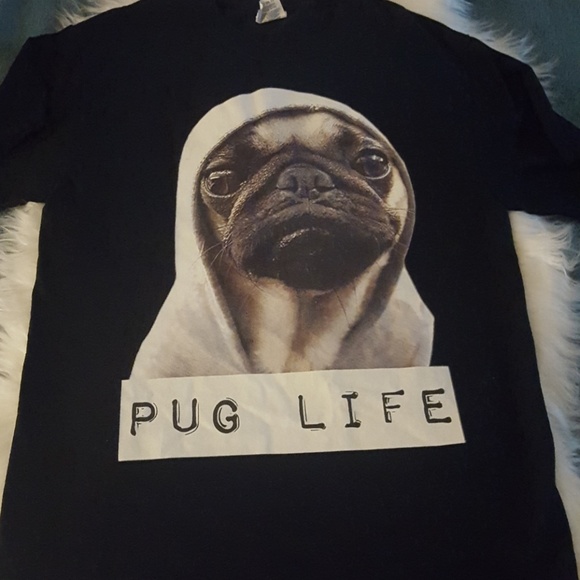 Fruit of the Loom Tops - Pug life tee